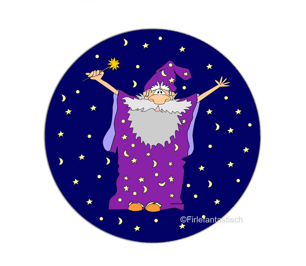 Essbarer Tortenaufleger Zauberer