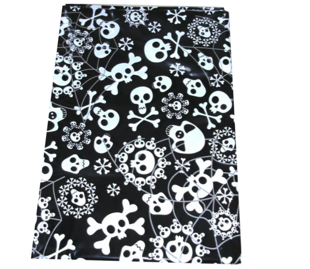 Totenkopf-Tischdecke abwaschbar