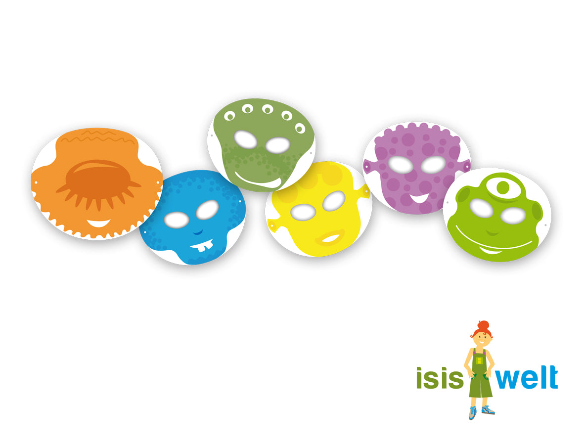 Weltraum-Masken-Spiel