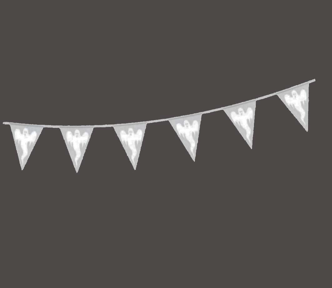 Riesen-Wimpelkette Geist 15m