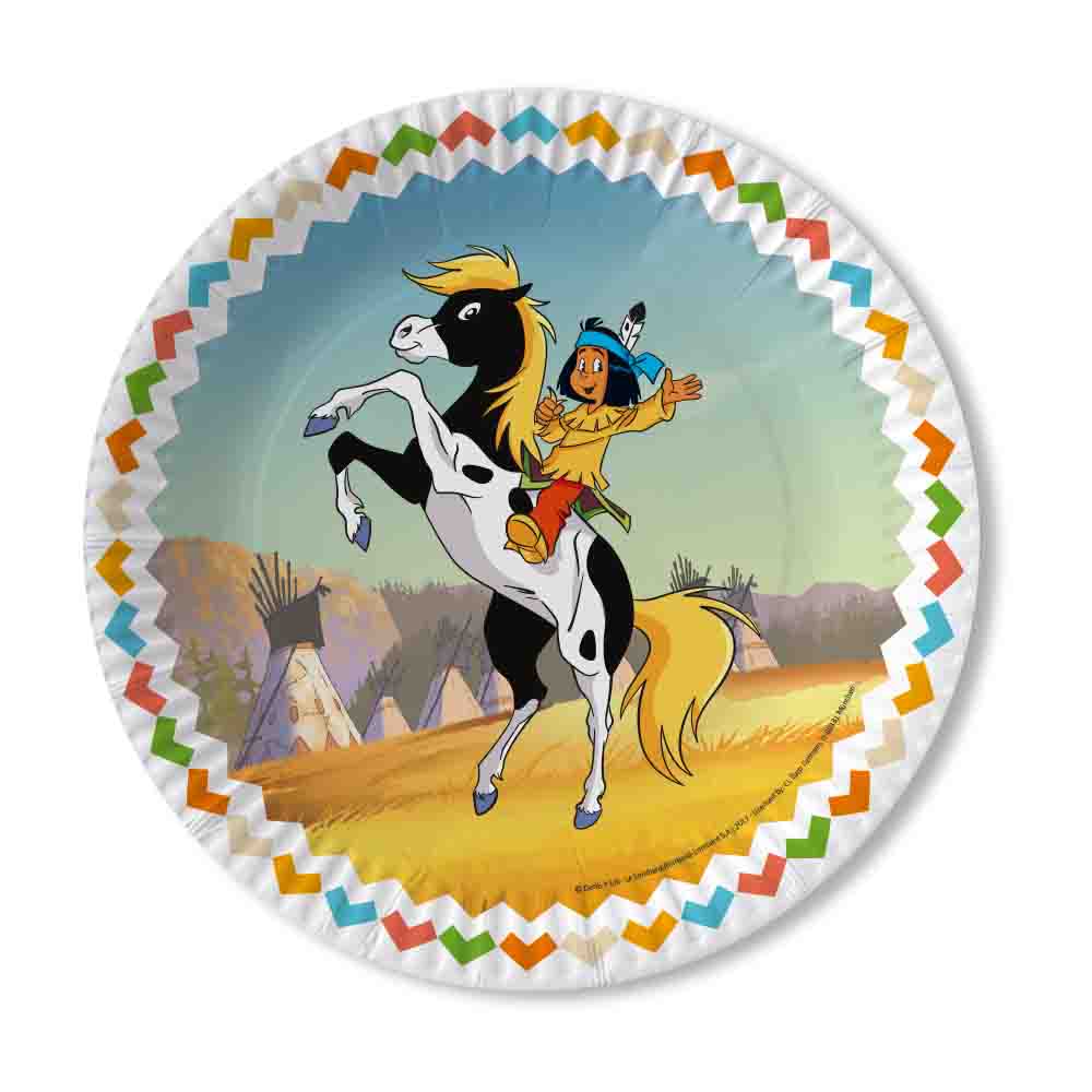 Yakari Teller 8 Stück