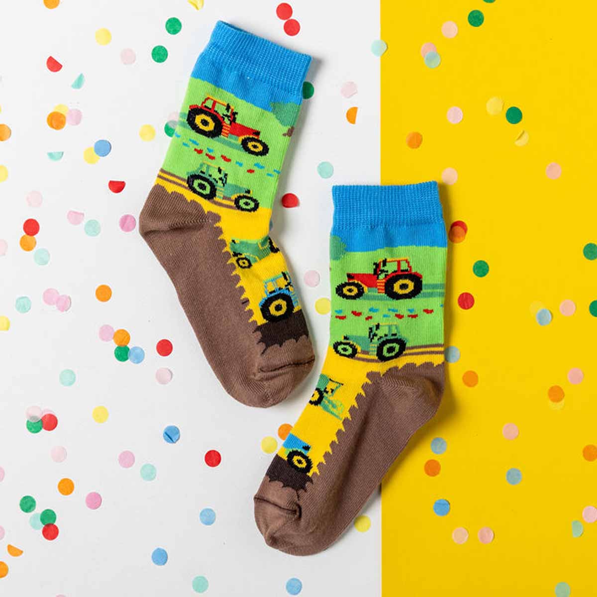 Traktor Socken Gr. 28-35