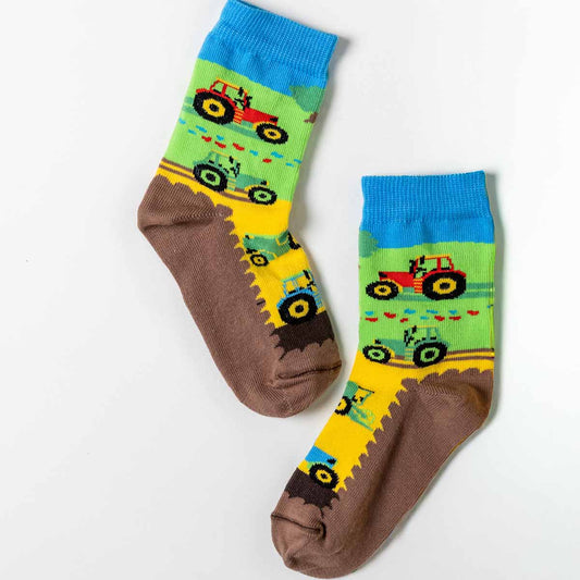 Traktor Socken Gr. 28-35