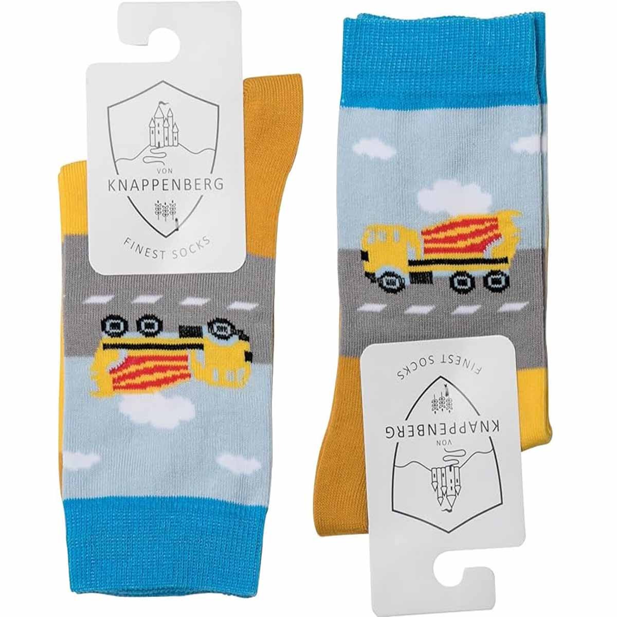 Baustelle Socken Kinder