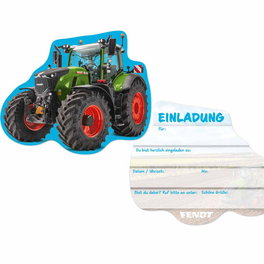 Traktor Fendt Einladungen 8 Stück
