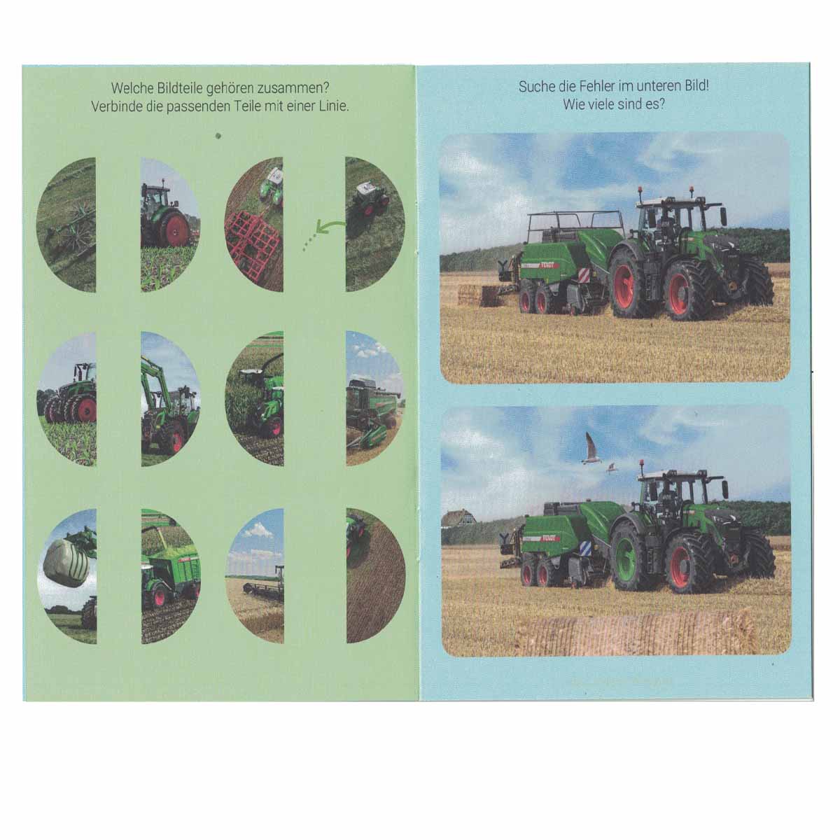 Traktor Fendt Rätselheft