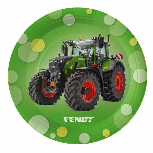 Traktor Fendt Teller 8 Stück