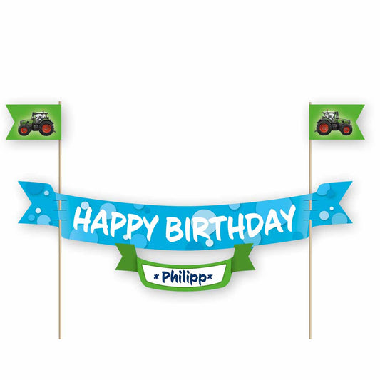 Traktor Fendt Tortenbanner