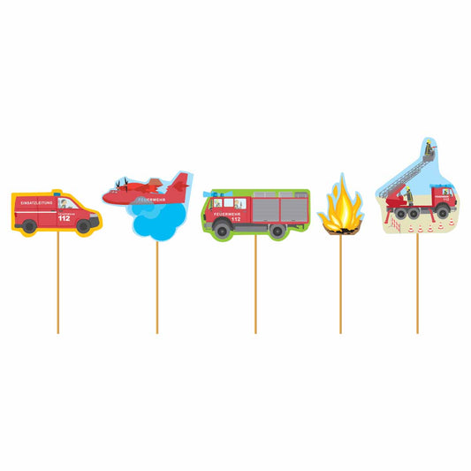 Feuerwehr Muffin-Picker 10 Stück