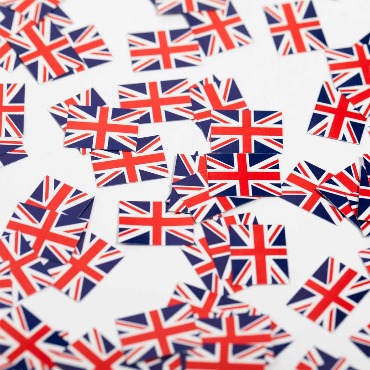 Dekoset England Servietten, Wimpelkette, Konfetti, Ballons