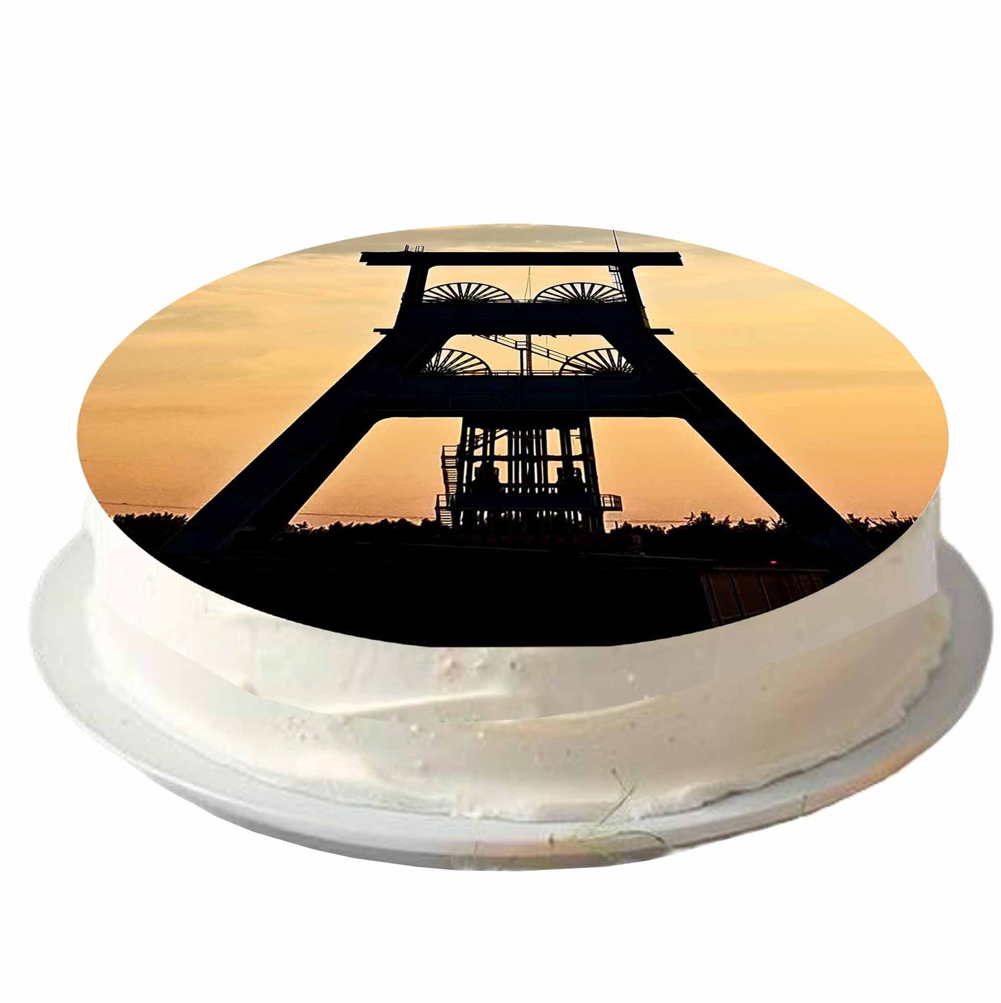 Essbarer Tortenaufleger "RUHRPOTT" Oblaten- oder Zuckerpapier
