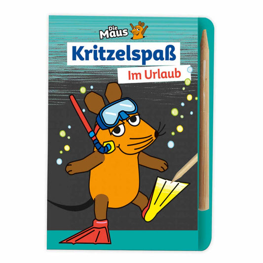 Kritzelspaß Die Maus im Urlaub