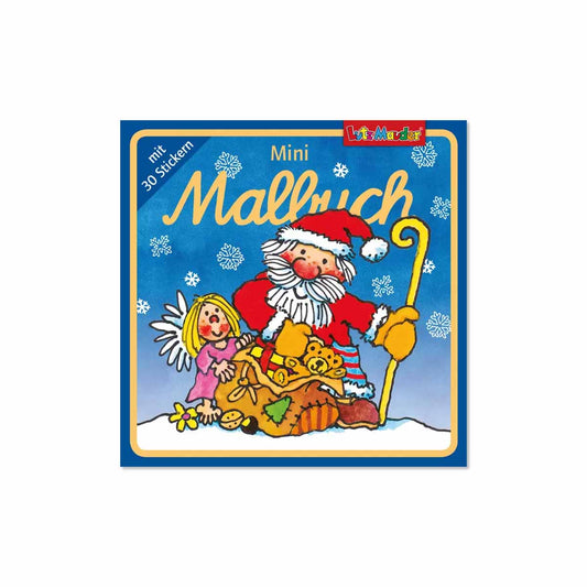 Mini-Malbuch Weihnachten mit Stickern