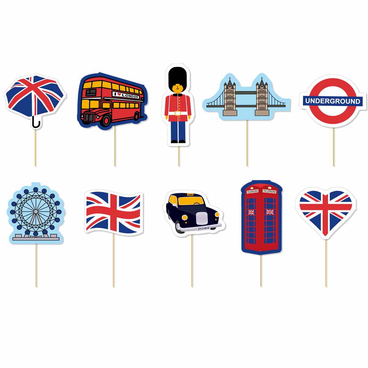 Motivpicker England 20 Stück