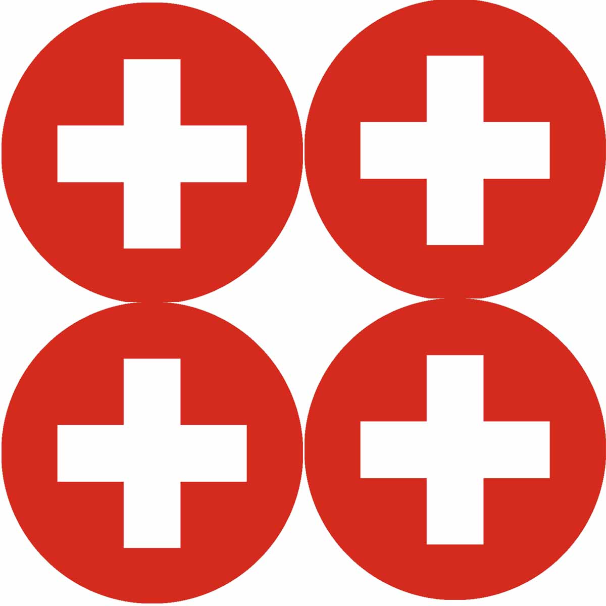 Essbare Muffinaufleger Schweiz 12 Stück