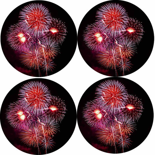 Essbare Muffinaufleger Sylvester Feuerwerk 12 Stück