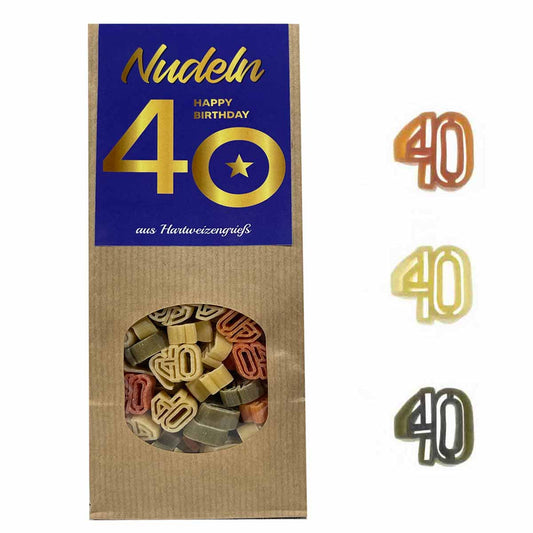 40. Geburtstag-Nudeln