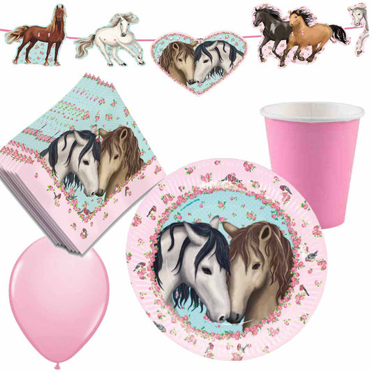 Partyset Pferde TapirElla für 8 Kinder