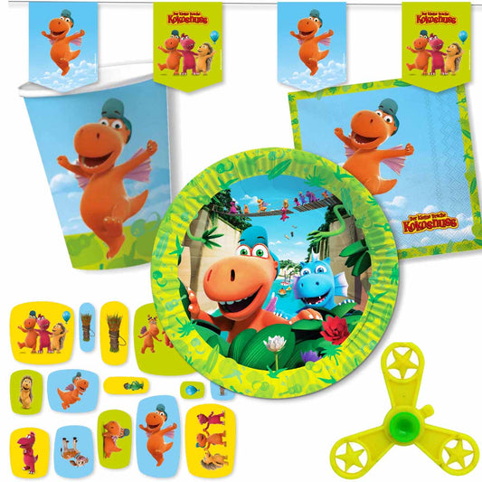Drache Kokosnuss Partyset mit Mitgebsel