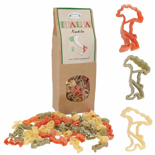 Pasta Italia - ITALIEN Nudeln – einzigartige Nudeln in Stiefelform Italiens