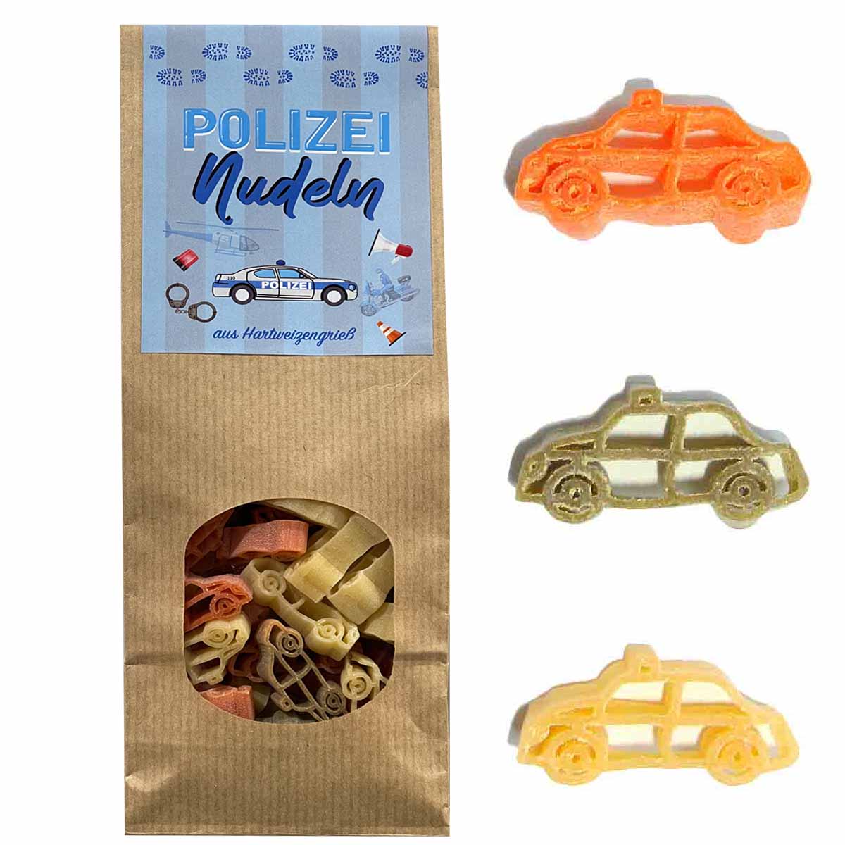 Feinkost-Set Polizei mit Nudeln, Sauce, Kräutermix