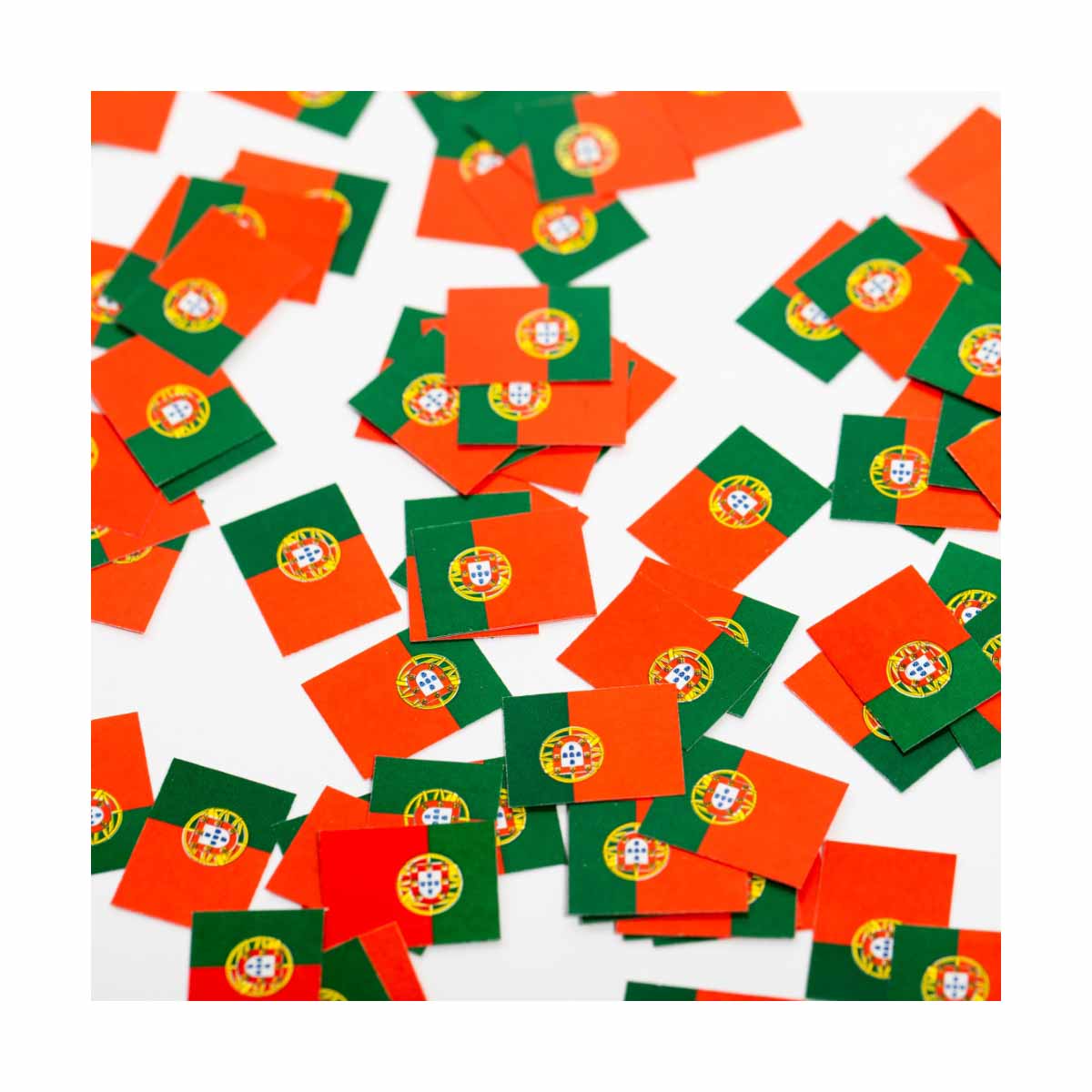 Konfetti Portugal Flaggen 150 Stück