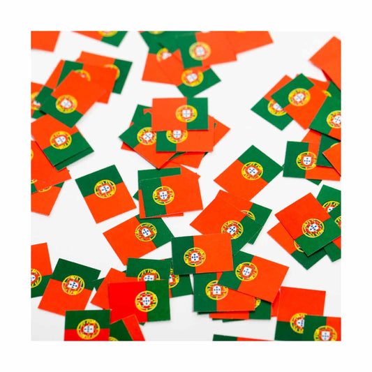 Konfetti Portugal Flaggen 150 Stück