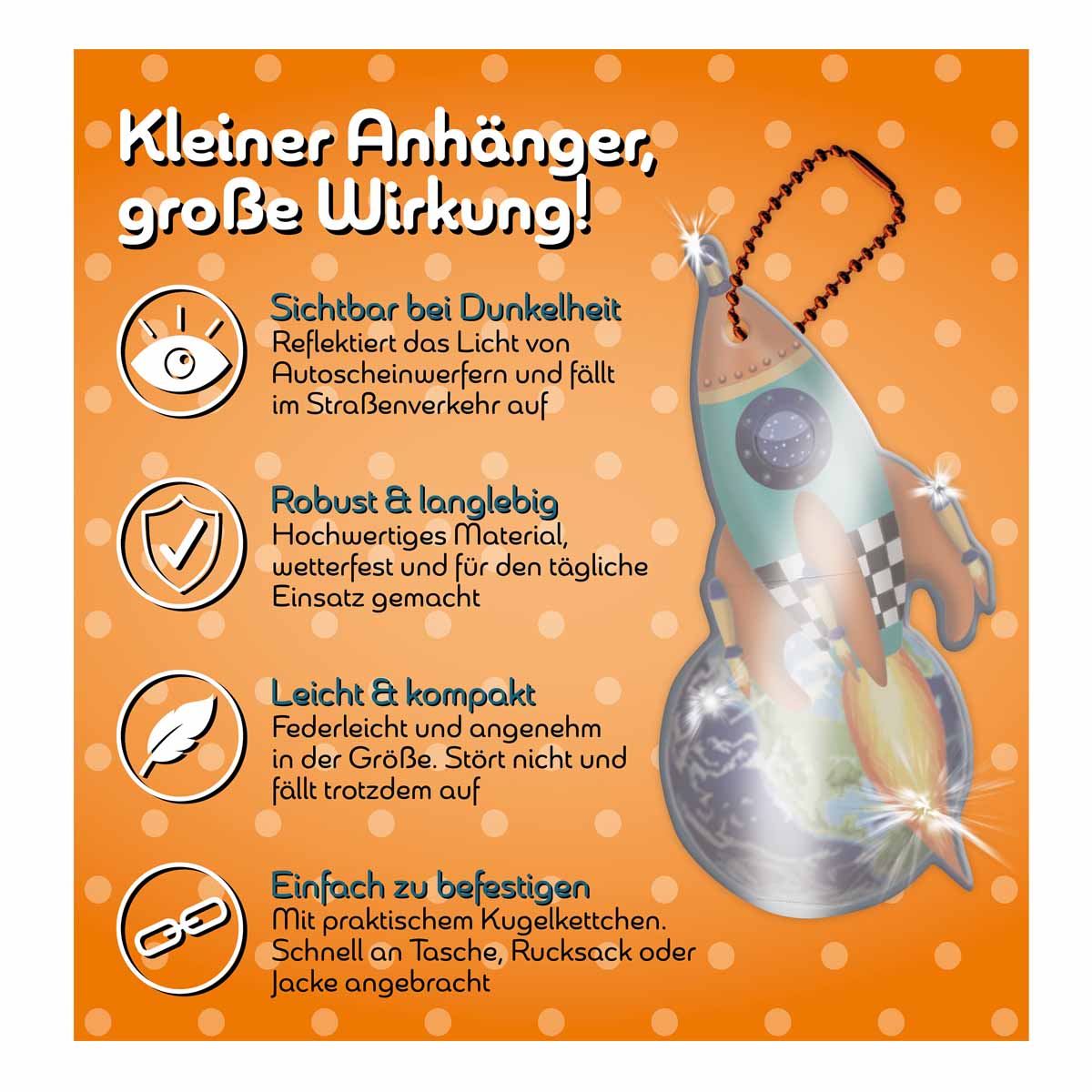 Reflektoranhänger Rakete