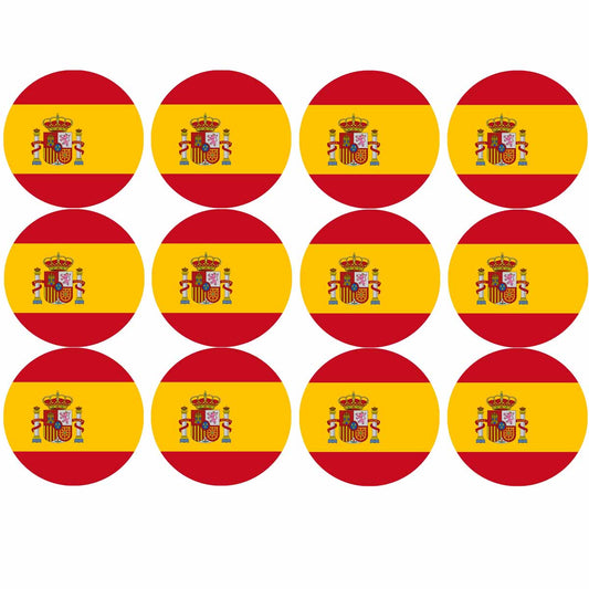 Essbare Muffinaufleger Spanien 12 Stück