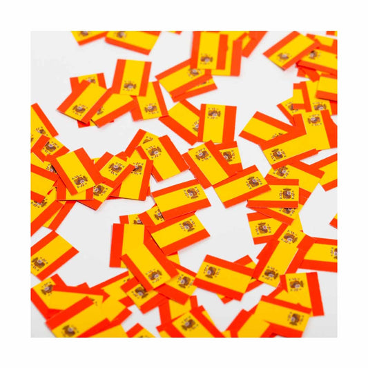 Konfetti Spanien Flaggen 150 Stück