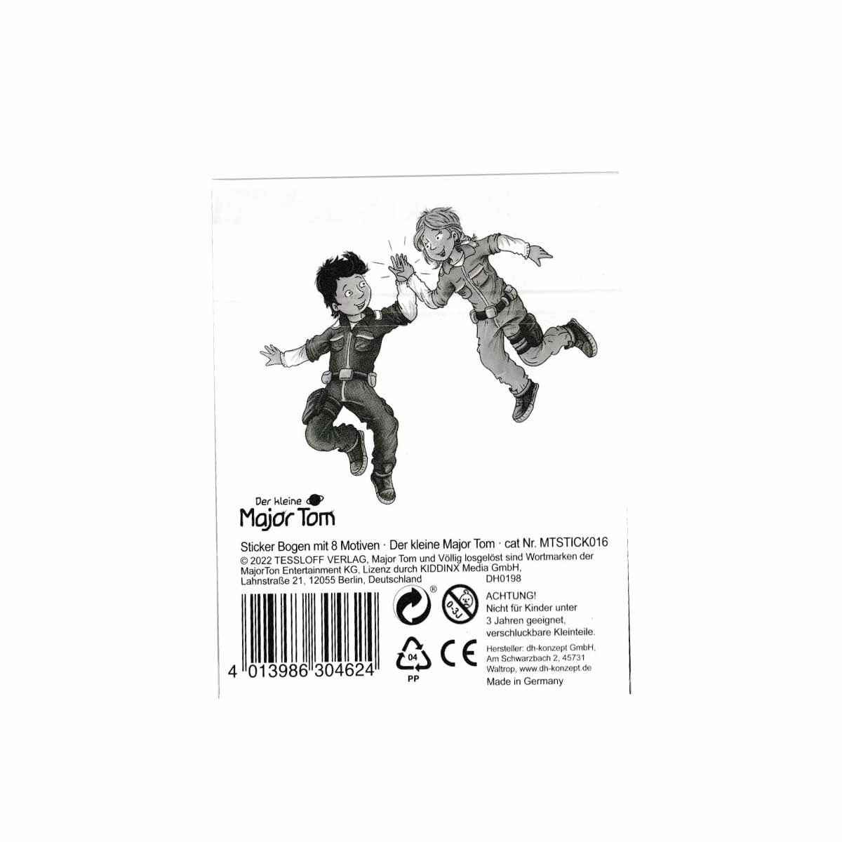 Astronaut Major Tom Sticker 1 Bogen