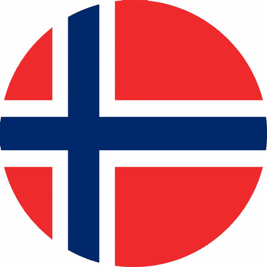 Essbarer Tortenaufleger Norwegen 20cm Durchmesser