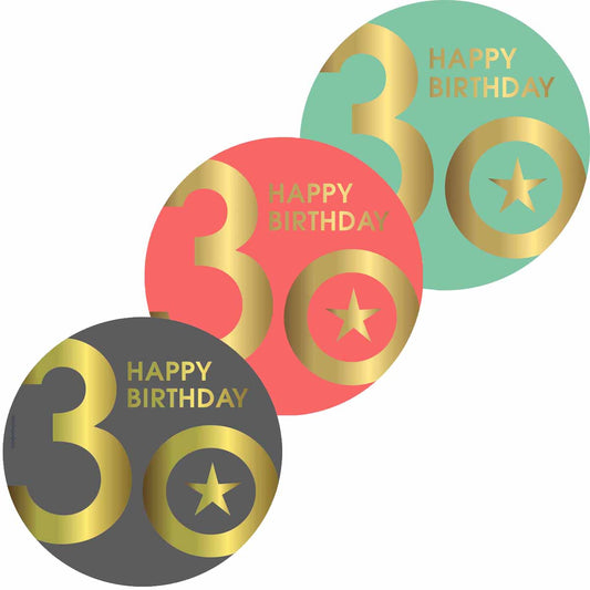 Essbarer Tortenaufleger 30.Geburtstag