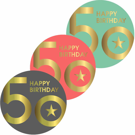 Essbarer Tortenaufleger 50.Geburtstag