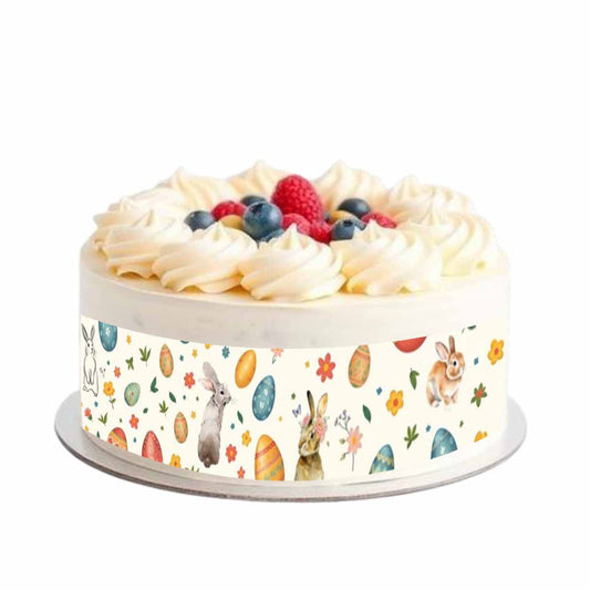 Essbares Tortenband Ostern Zuckerpapier