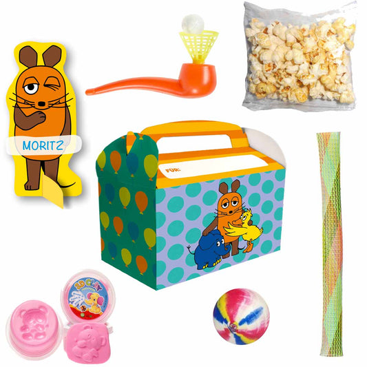 Gefüllte Wundertütenbox Die Maus 8-tlg