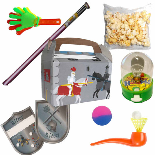 Gefüllte Wundertütenbox Ritter 8-tlg.