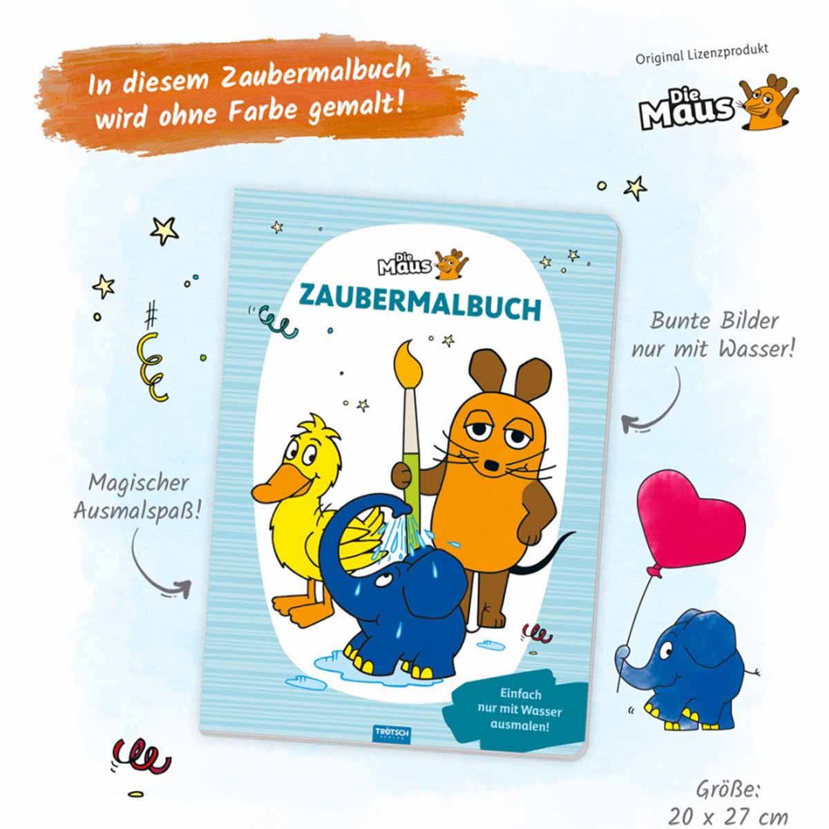 Zaubermalbuch "Die Maus"