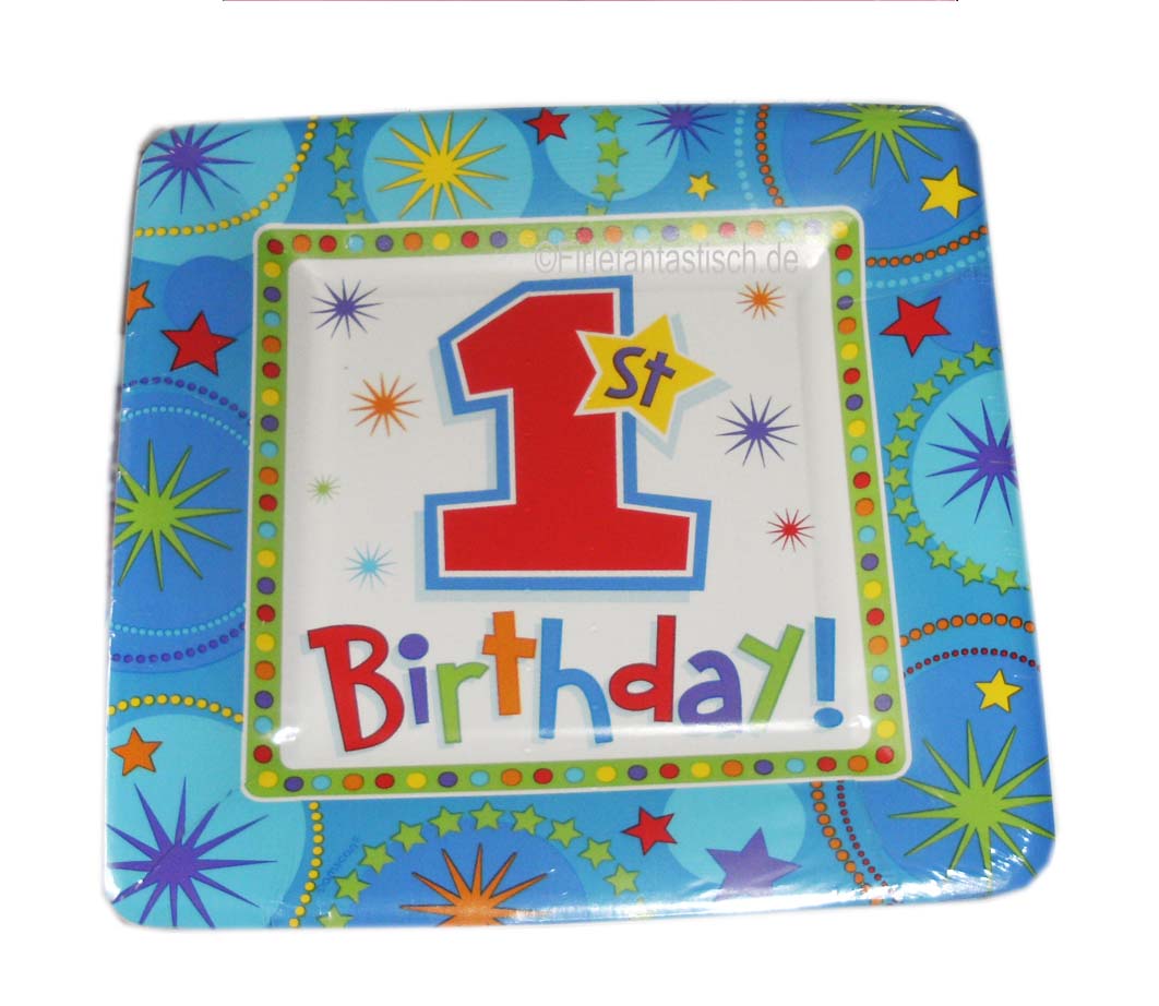 Jungen-Teller 1.Geburtstag