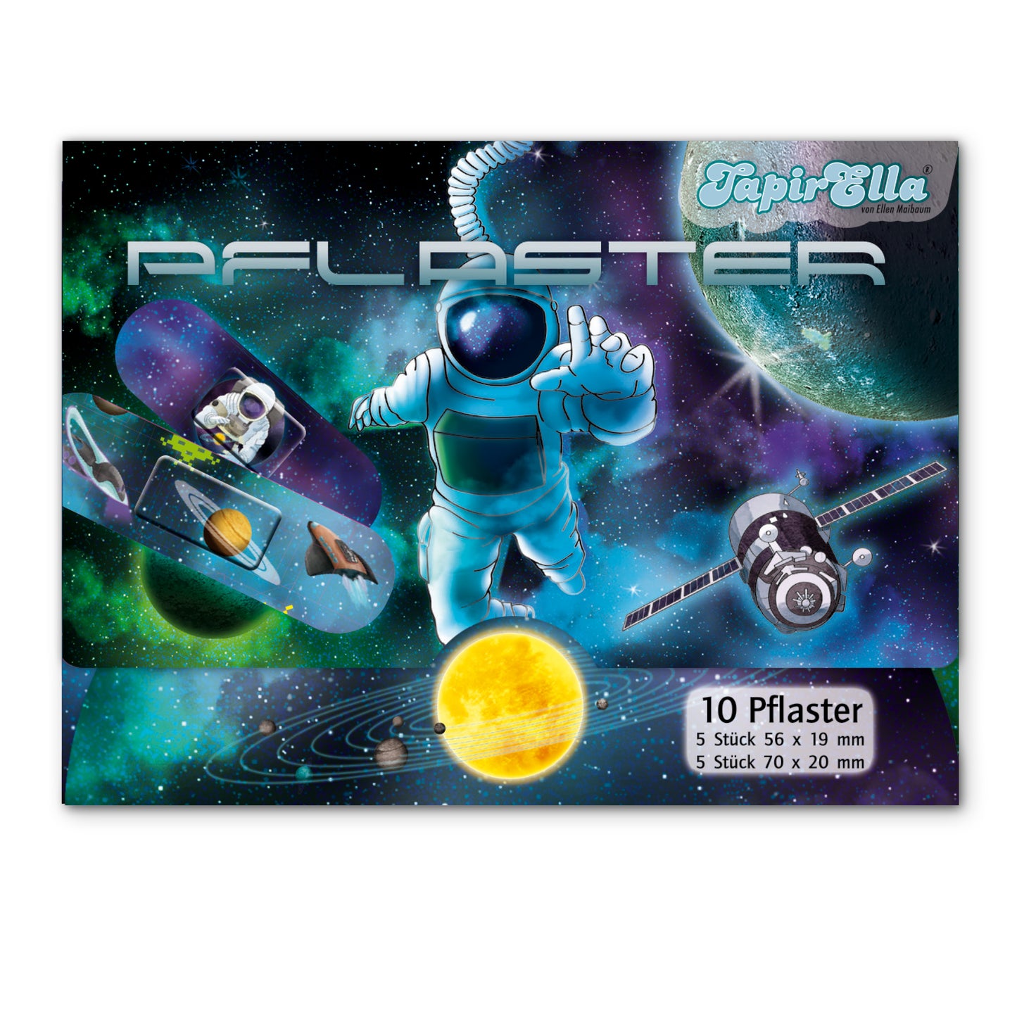 Pflaster Weltraum 10 Stück