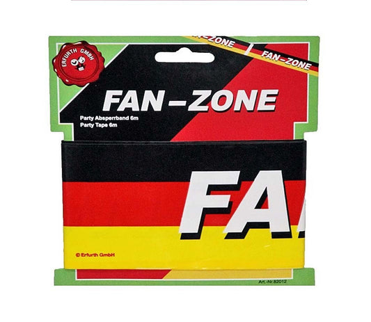 Absperrband-Fan-Zone