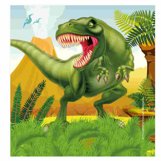 Dinosaurier-Servietten T-Rex 20 Stück