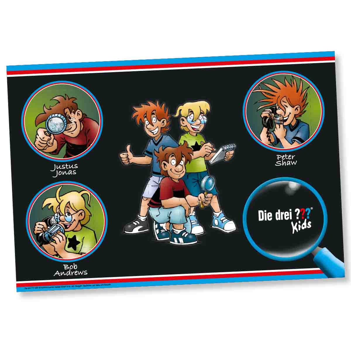 Die Drei ??? Kids Platzsets 8 Stück
