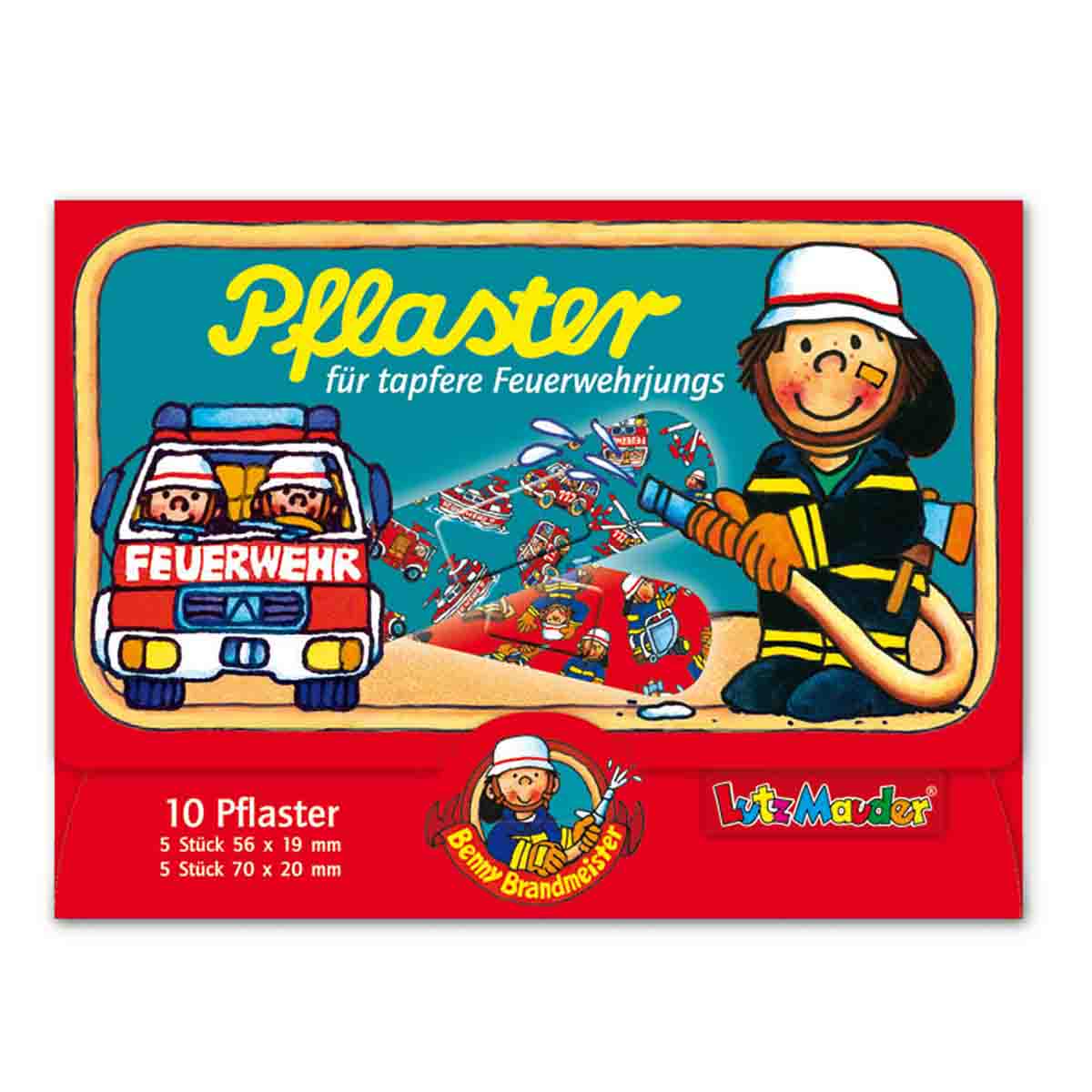 Pflaster Feuerwehr 10 Stück