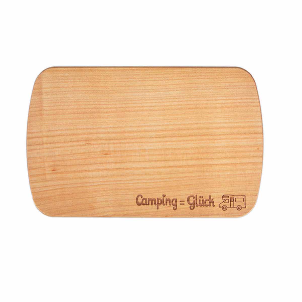 Holzbrettchen Wohnmobil Camping-Glück