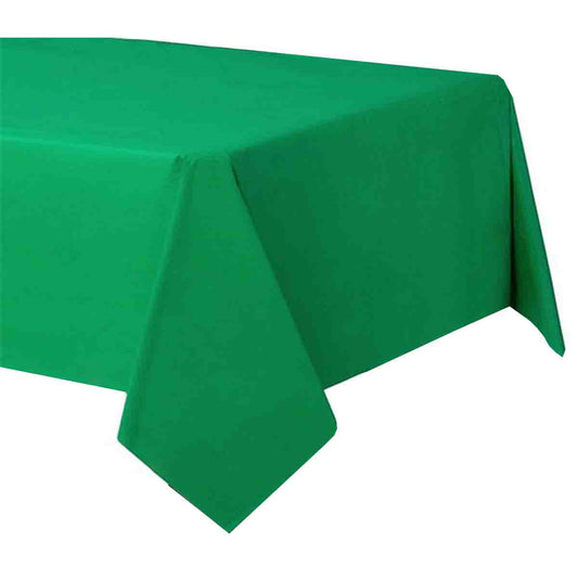 Grüne-Tischdecke Kunststoff