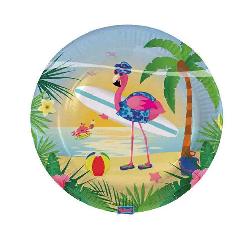 Hawaii-Teller Flamingo 8 Stück