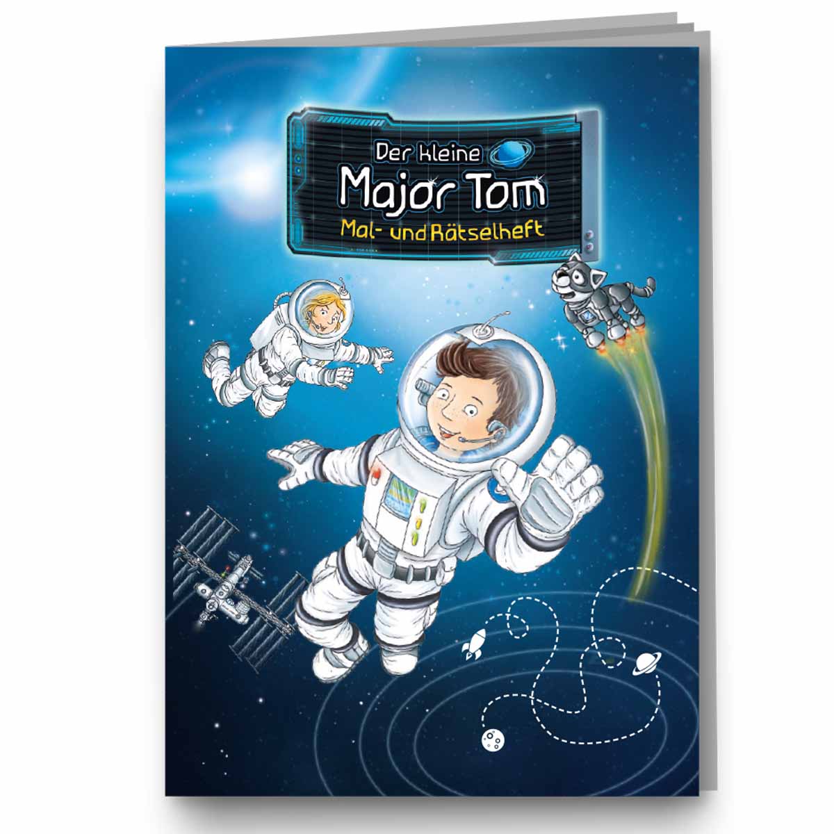 Astronaut Major Tom Mitgebselset Rätselheft + Sticker + Buntstifte
