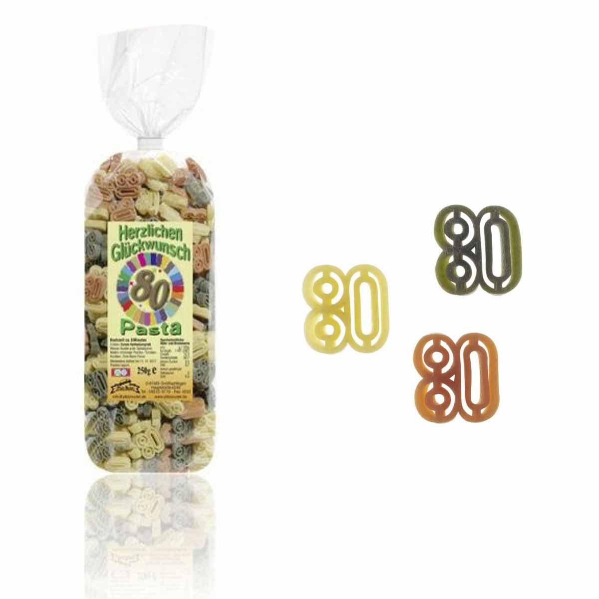 80. Geburtstag-Nudeln