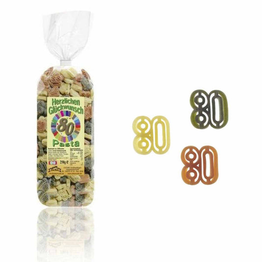 80. Geburtstag-Nudeln